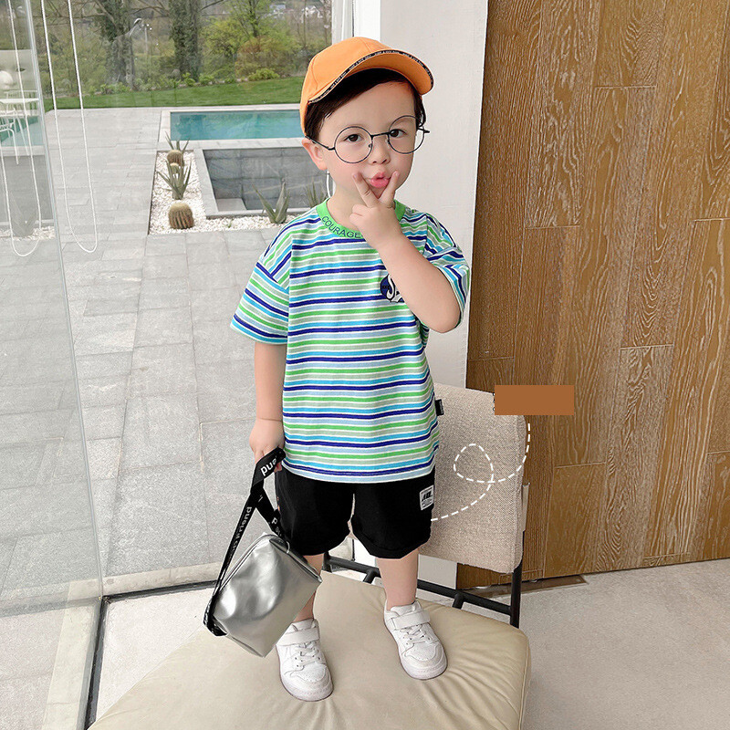 Užsienio prekyba berniukų kelnės vidutinės kelnės 2023 m. nauji vaikiški drabužiai vasariniai kūdikių šortai vasariniai drabužiai vaikiškų apkarpytų kelnių tendencija didmeninė prekyba