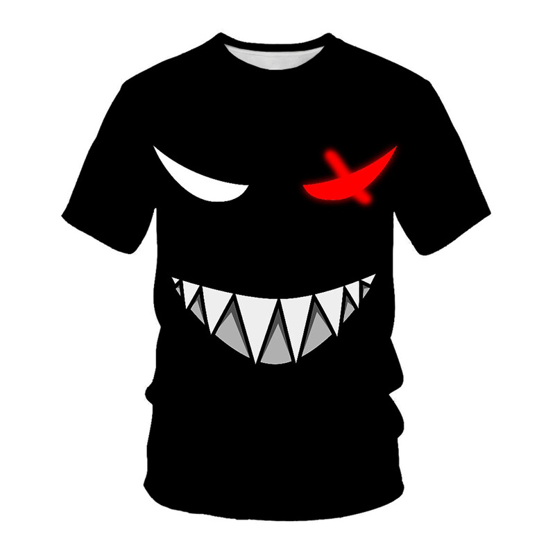 Suvine piiriülene mood T-särk uus trend 3D printimine meeste vabaaja spordisärk ümmargune kaelus lühikeste varrukatega