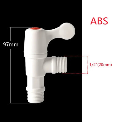 1kom plastični kutni ventil slavina ventil za zaustavljanje vode kontrola punjenja zahodske školjke prekidač za slavinu za kupaonicu kuhinja zamjena pribor