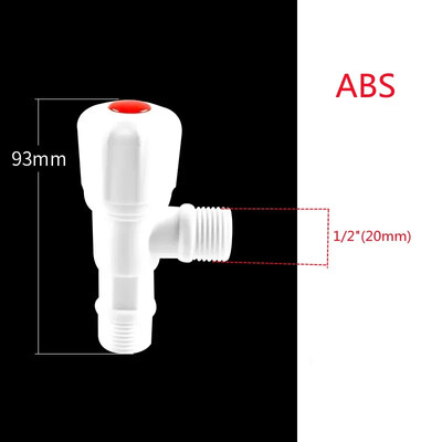 1kom plastični kutni ventil slavina ventil za zaustavljanje vode kontrola punjenja zahodske školjke prekidač za slavinu za kupaonicu kuhinja zamjena pribor