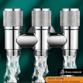 Jedan u tri iz kupaonice Balkon Kuhinja Ulazni ventil od nehrđajućeg čelika Armatura Ventil WC armatura Kupaonska armatura