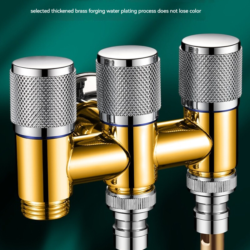 Jedan u tri iz kupaonice Balkon Kuhinja Ulazni ventil od nehrđajućeg čelika Armatura Ventil WC armatura Kupaonska armatura