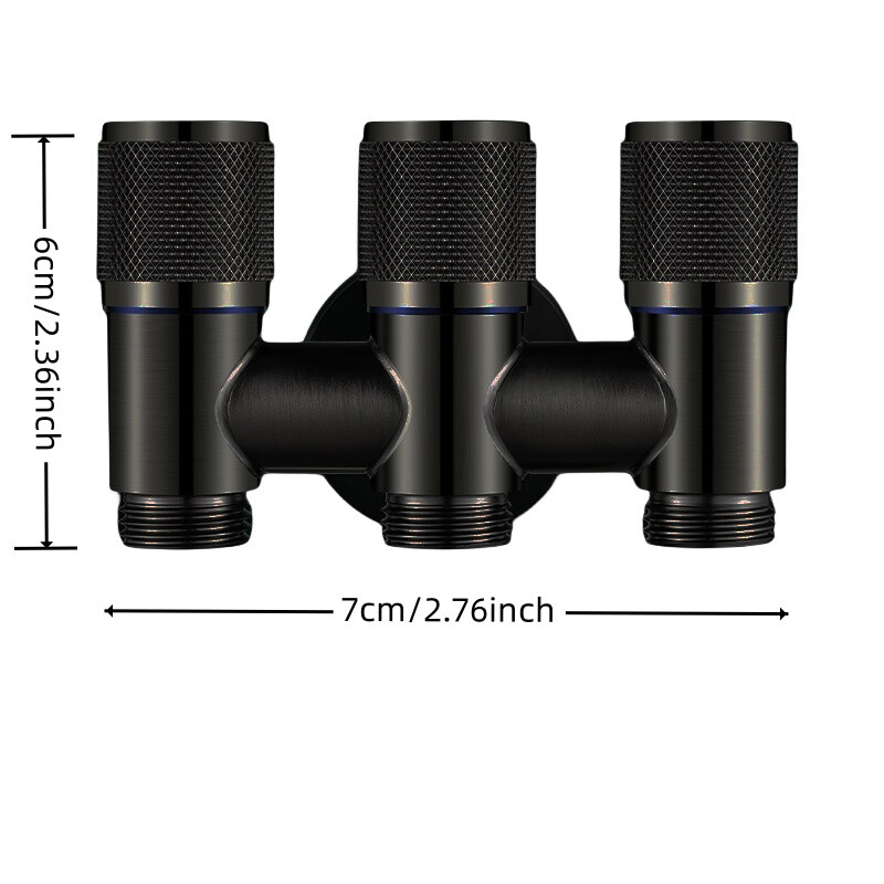 Jedan u tri iz kupaonice Balkon Kuhinja Ulazni ventil od nehrđajućeg čelika Armatura Ventil WC armatura Kupaonska armatura