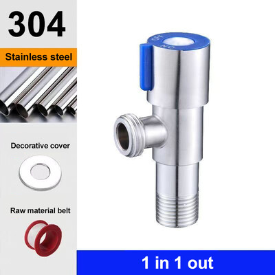 304 nehrđajući čelik 1 u 2 izlazni trokutasti ventil Perilica rublja s 4 točke Dvostruka kontrola Distribucija Sanlong prekidač vode