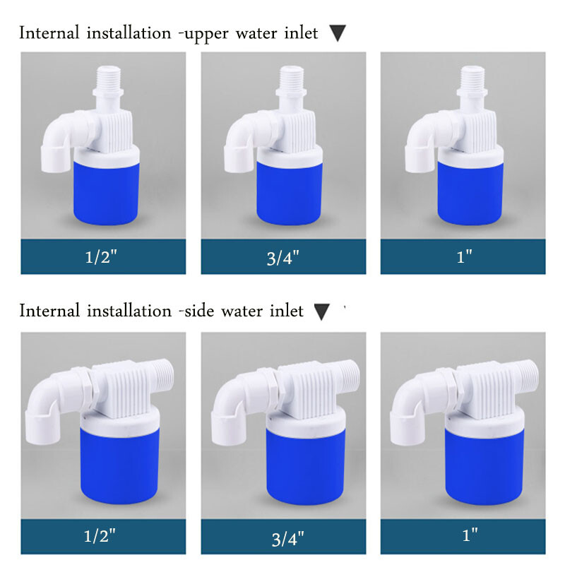 1/2 inča 3/4" 1" Vodotoranj Spremnik Regulator razine vode u bazenu Automatski ventil za plovnost Prekidač za dopunjavanje Plovni ventil