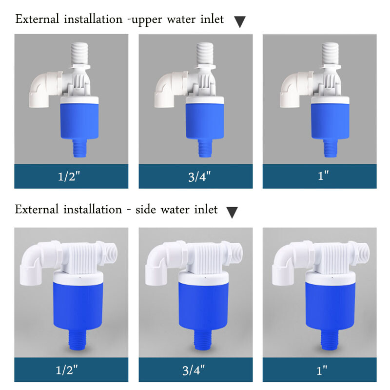 1/2 inča 3/4" 1" Vodotoranj Spremnik Regulator razine vode u bazenu Automatski ventil za plovnost Prekidač za dopunjavanje Plovni ventil