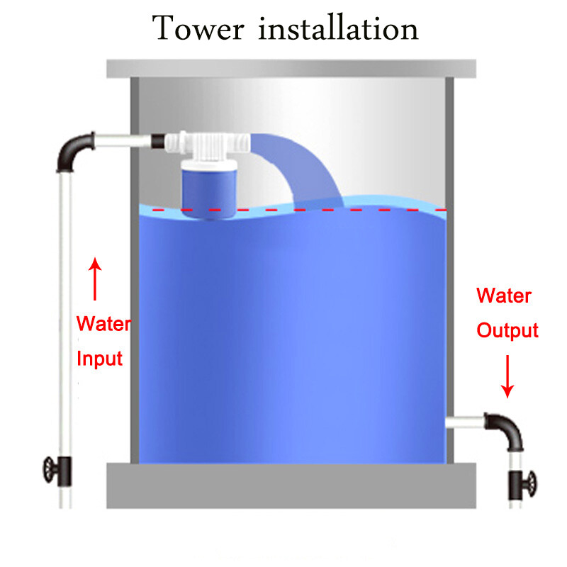 1/2 inča 3/4" 1" Vodotoranj Spremnik Regulator razine vode u bazenu Automatski ventil za plovnost Prekidač za dopunjavanje Plovni ventil