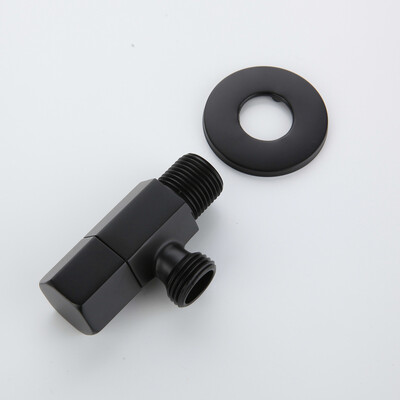 Krom / crna / zlatna / ružičasto zlato / brušeno zlato Soild mesing G1/2 kutni ventil Preklopni ventil za kupaonicu