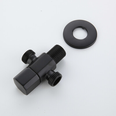 Krom / crna / zlatna / ružičasto zlato / brušeno zlato Soild mesing G1/2 kutni ventil Preklopni ventil za kupaonicu