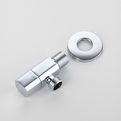 Krom / crna / zlatna / ružičasto zlato / brušeno zlato Soild mesing G1/2 kutni ventil Preklopni ventil za kupaonicu