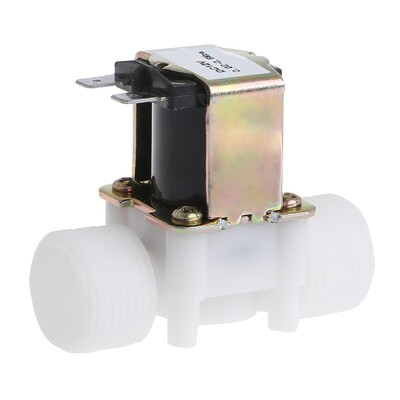 Нормално затворен 3/4" DC 12V PP N/C електрически електромагнитен клапан Устройство за отклоняване на водата Хардуер