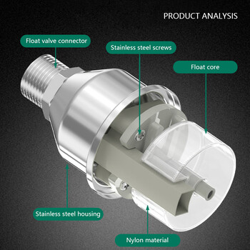1/2\'\' 3/4\'\' 1\'\' Αυτόματος έλεγχος στάθμης νερού από ανοξείδωτο χάλυβα πλωτή σφαιρική βαλβίδα Μίνι βαλβίδα πλωτήρα Αντιδιαβρωτική βαλβίδα δεξαμενής