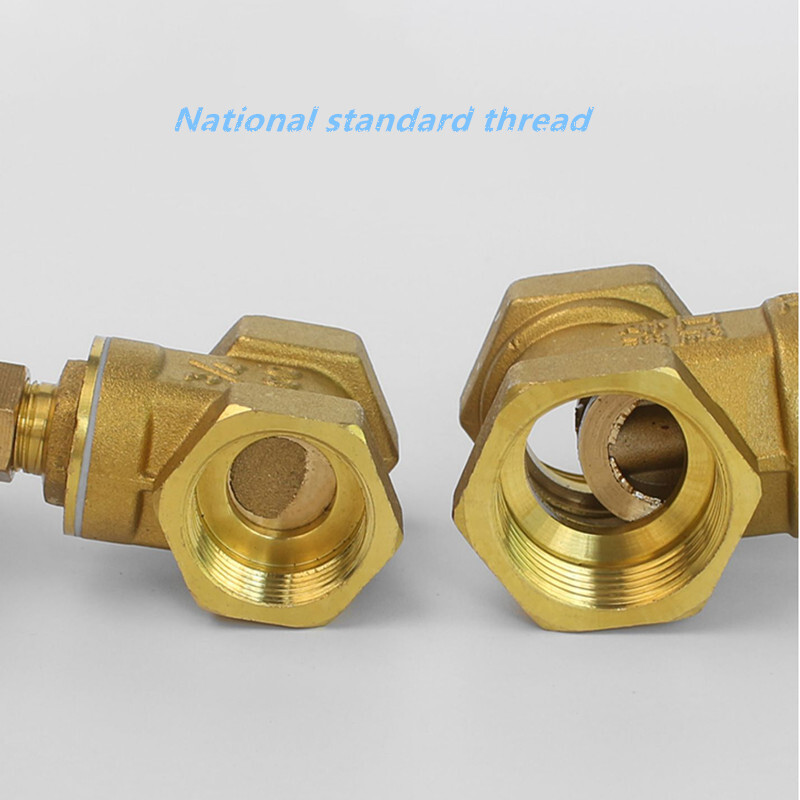 1/2" 3/4"1'' Ženski na ženski navoj Dvosmjerni mesingani zasuni DN15 20 25 vodeni ventil preklopni ventil Zasuni s unutarnjim navojem