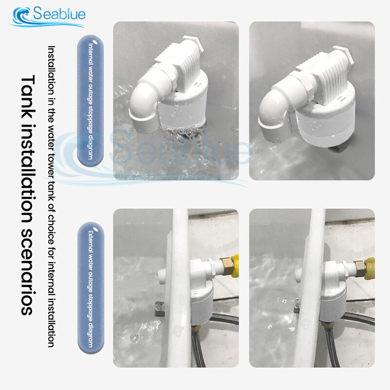 1/2" 3/4" 1" Automatski ventil s plovkom Uređaj za kontrolu razine vode Jednostavan za instalaciju i uklanjanje Učinkovito i praktično bočno/gornje dovod