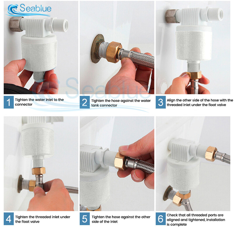1/2" 3/4" 1" Automatski ventil s plovkom Uređaj za kontrolu razine vode Jednostavan za instalaciju i uklanjanje Učinkovito i praktično bočno/gornje dovod