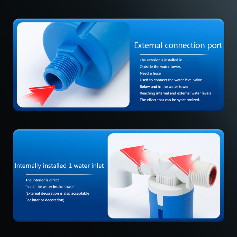 1/2'' 3/4'' 1'' Vodotoranj Spremnik Regulator razine vode u bazenu Automatski ventil za uzgon Prekidač za dopunjavanje Plutajući ventil