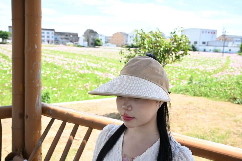 Päikesemüts 2024 uus päikese käes nähtav väike tühi top kiirelt kuivav võimalik kinnitada mask päikesevari