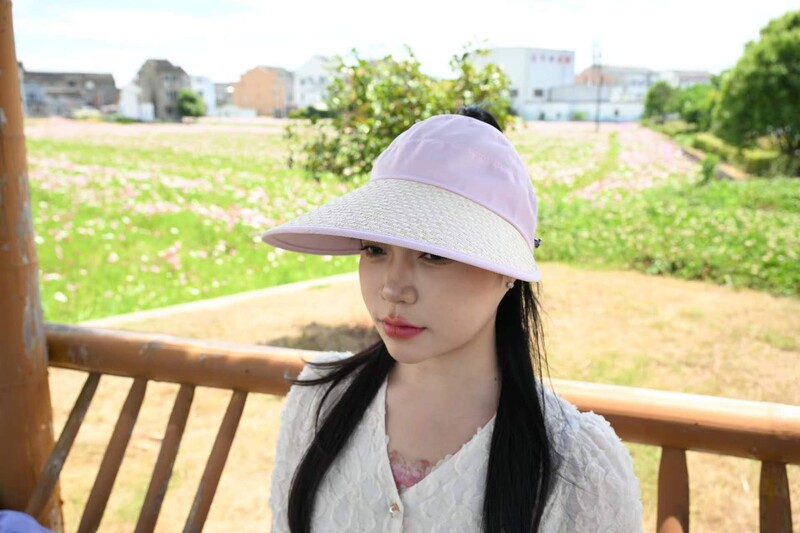 Päikesemüts 2024 uus päikese käes nähtav väike tühi top kiirelt kuivav võimalik kinnitada mask päikesevari