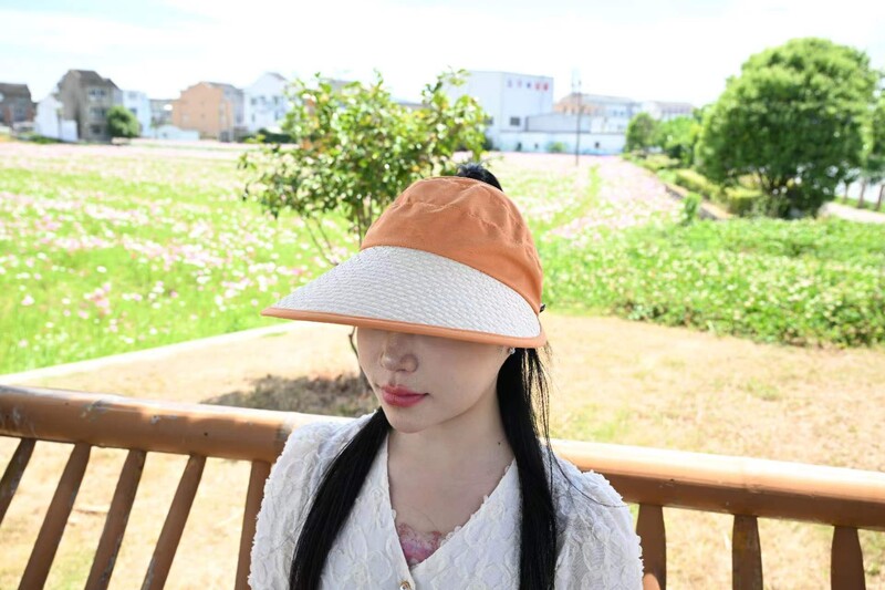 Päikesemüts 2024 uus päikese käes nähtav väike tühi top kiirelt kuivav võimalik kinnitada mask päikesevari