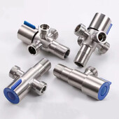 Kutni ventil od nehrđajućeg čelika Navoj Trokutasti ventil Ventil za toplu i hladnu vodu Kupaonski priključak za WC školjku G1/2