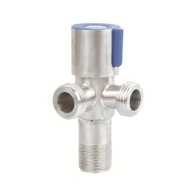 Kutni ventil od nehrđajućeg čelika Navoj Trokutasti ventil Ventil za toplu i hladnu vodu Kupaonski priključak za WC školjku G1/2