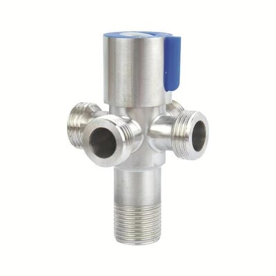 Kutni ventil od nehrđajućeg čelika Navoj Trokutasti ventil Ventil za toplu i hladnu vodu Kupaonski priključak za WC školjku G1/2