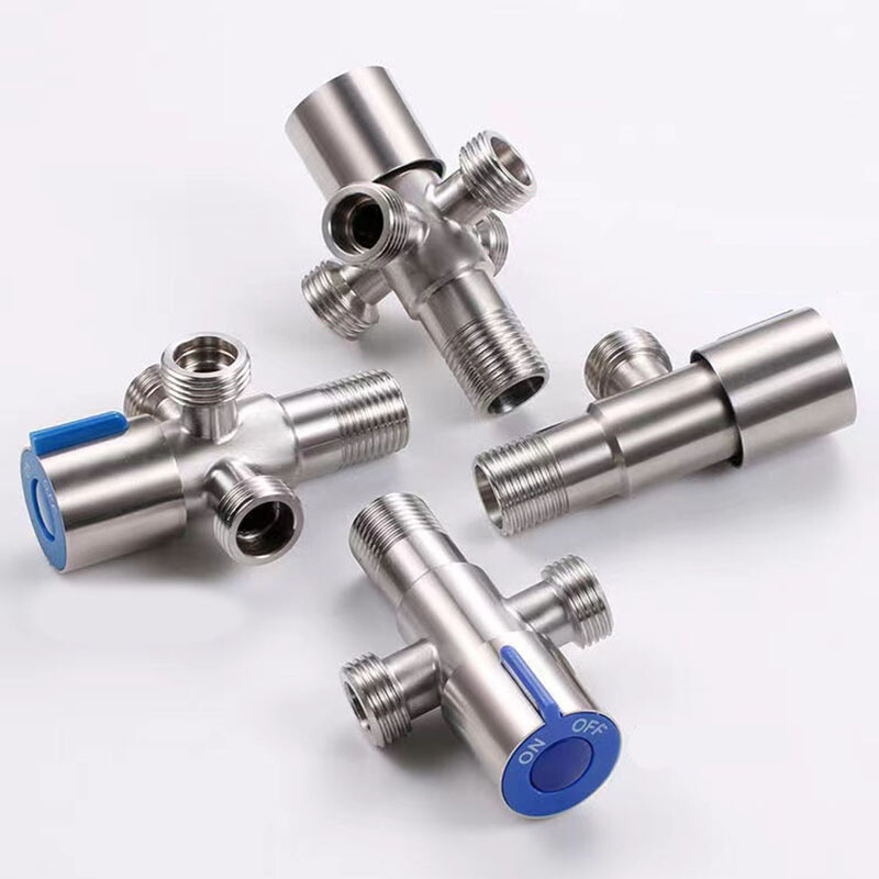 Kutni ventil od nehrđajućeg čelika Navoj Trokutasti ventil Ventil za toplu i hladnu vodu Kupaonski priključak za WC školjku G1/2