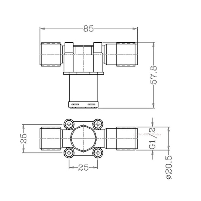 1/2" 3/4" elektromagnetski ventil s muškim navojem AC 220V DC 12V 24V Kontrolni ventil za vodu Prekidač Normalno zatvoren Normalno otvoren