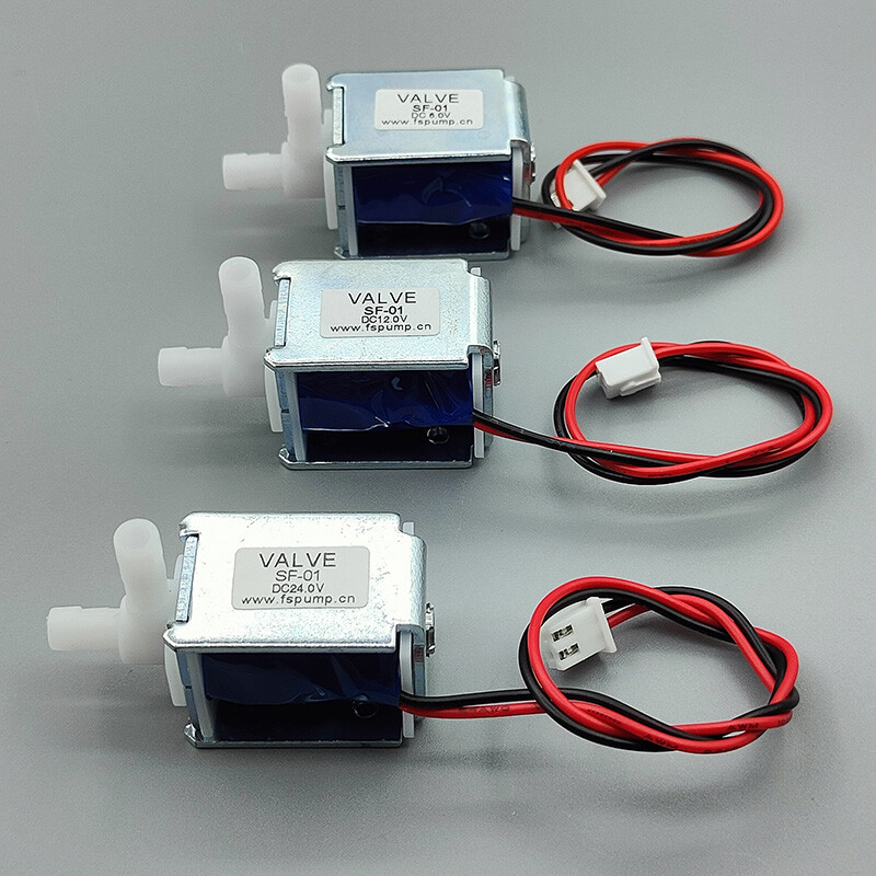 DC 6V 12V 24V Mali mini električni elektromagnetski ventil normalno zatvoren N/C mikro ventil za kontrolu protoka vode Ventil za zalijevanje cvijeća