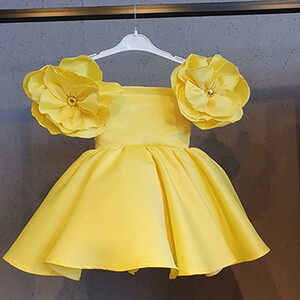 New Fashion Flowers Girls Dress 1st Year Birthday Party Baby βάπτιση φόρεμα για κορίτσια Πριγκίπισσα Χριστουγεννιάτικη Στολή Βρεφικά Vestidos