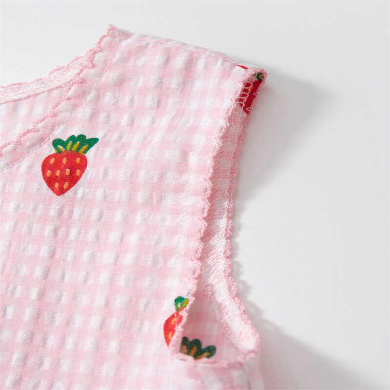 hüppavad meetrid 2-7 aastat suveprintsessi beebitüdrukute kleidid sünnipäevapeoks lastele maasika armsad laste plätud kostüümid