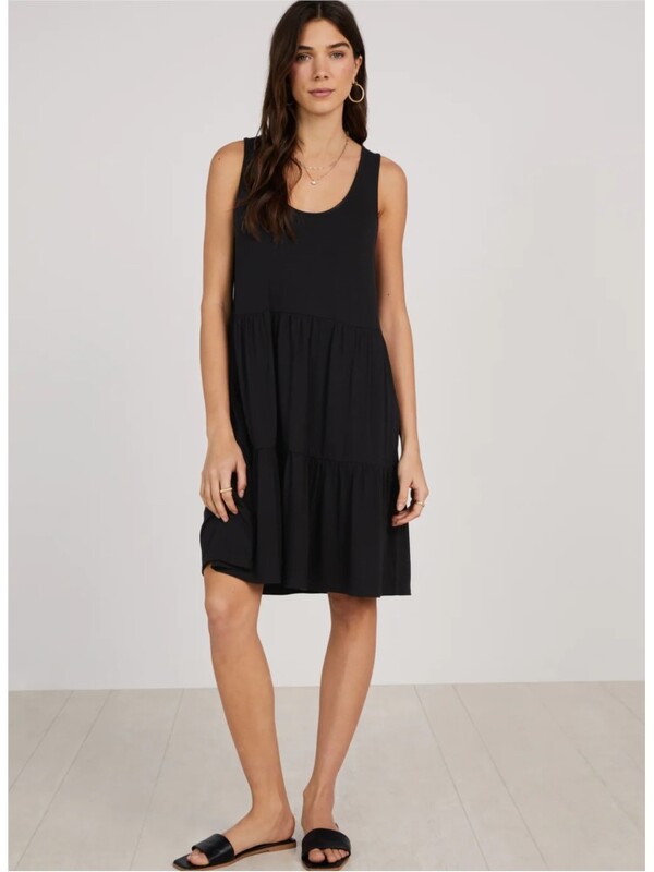 Naistele mõeldud kleidid Seksikas must varrukateta soliidne midikleit 2024. aasta suvine vaba vabaaja temperamendiga Vestidos Para Mujer Vintage Party