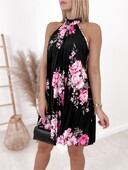 2023 Print Αμάνικο πλισέ casual σέξι φόρεμα ώμου Κομψό Boho Beach Vestidosn Ms Chuh καλοκαιρινά φορέματα για γυναίκες