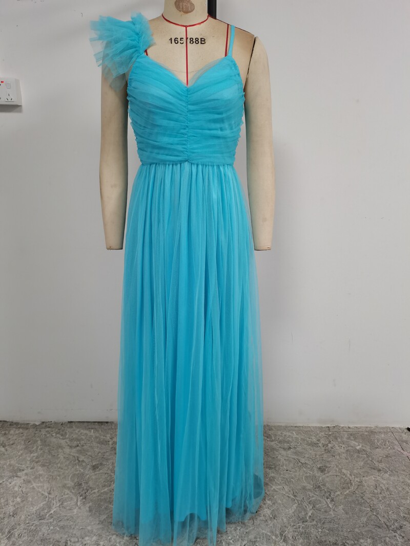 2024 Naiste SolidColor Mesh SeksikasSlim Suspender V Neck, Seljata KleitBankettÕhtukleit