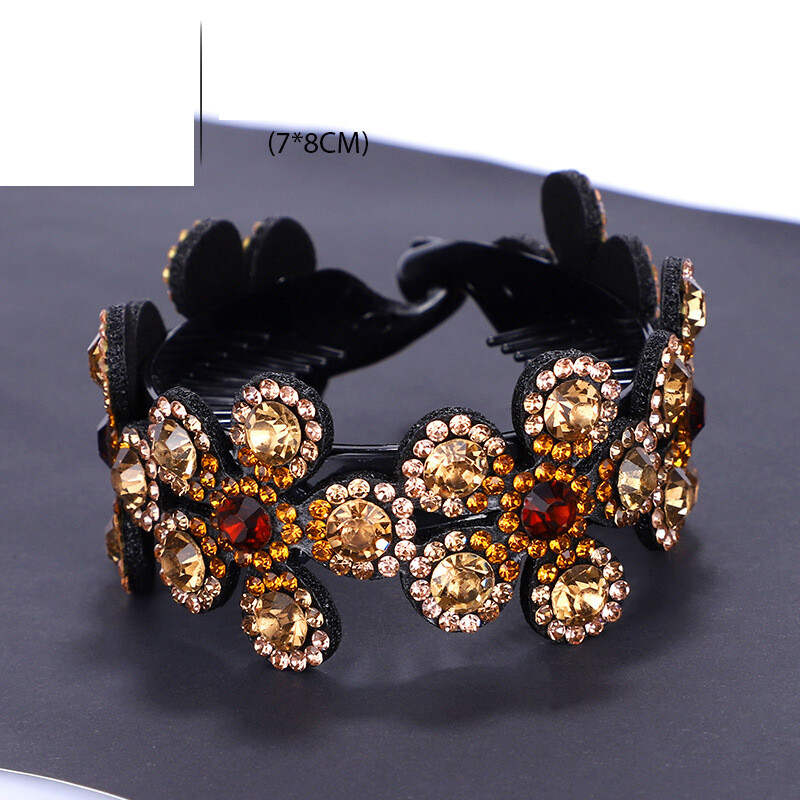 Internetinė įžymybė su uodegos sagtimi plaukų segtukas Korėjietiško stiliaus viršutinių plaukų segtukas pakaušiui elegantiškas moteriškas plaukų kortas tinginių plaukų aksesuarai