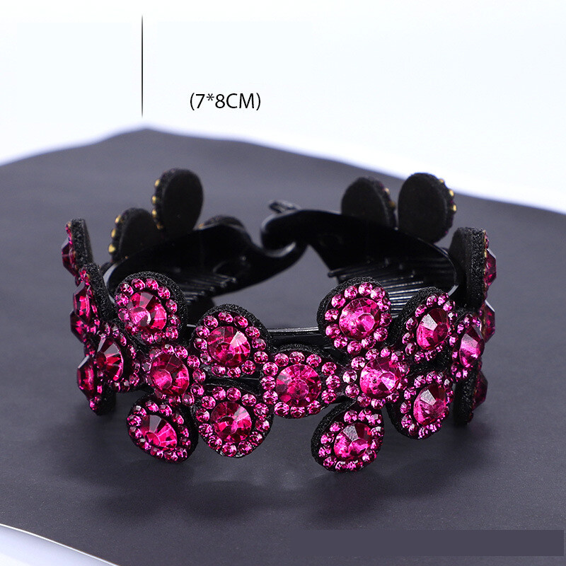 Internetinė įžymybė su uodegos sagtimi plaukų segtukas Korėjietiško stiliaus viršutinių plaukų segtukas pakaušiui elegantiškas moteriškas plaukų kortas tinginių plaukų aksesuarai