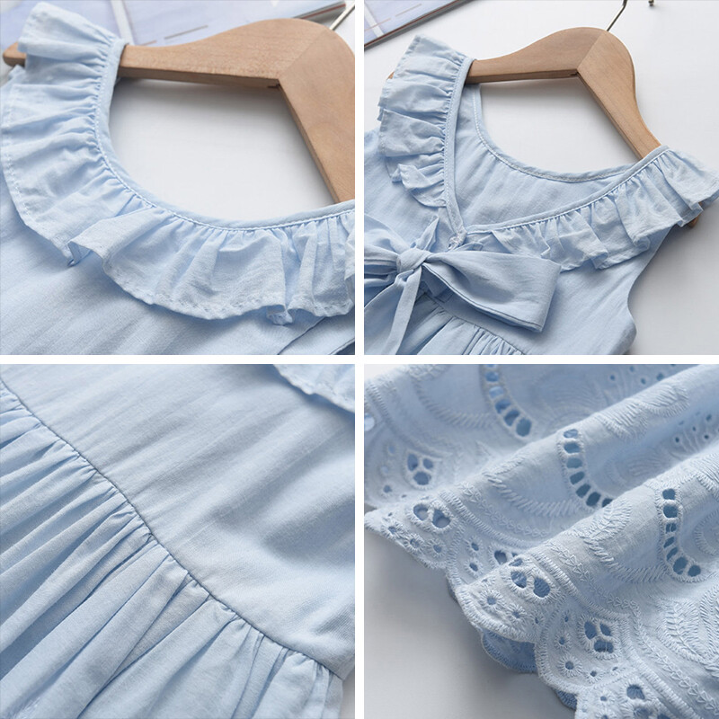 Menoea väikelaste kleidid 2023. aasta suvestiilis laste lillemustrilised kostüümid tüdrukute riided laste kleit tüdrukutele vabaajakleidid