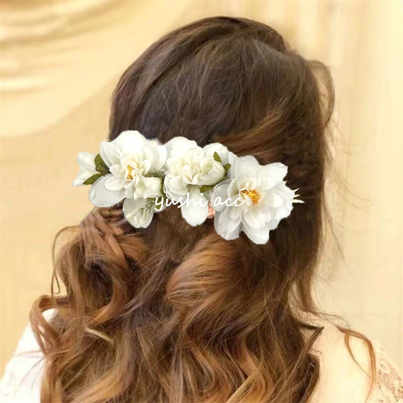 Europski i američki novi stil, simulacija šume, češalj za kosu s cvijećem, temperament, češalj za kosu za mladenke, žensko pokrivalo za glavu u boemskom stilu