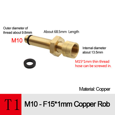 Posebno dovodno spojno crijevo za izvlačnu kuhinjsku/kupaoničku izvlačnu slavinu M15/M8/M10/produžnu adaptersku cijev za utikač