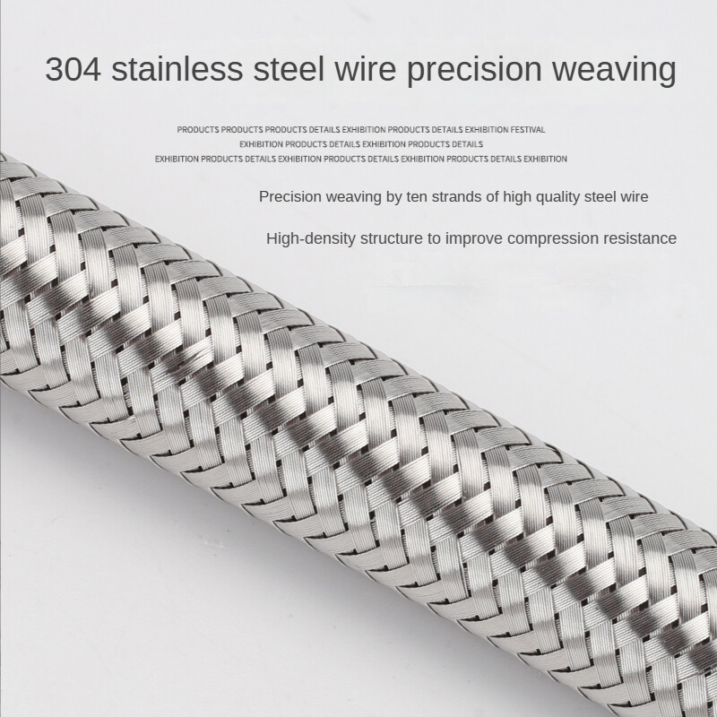 1/2 Crijevo od nehrđajućeg čelika 304 90 stupnjeva savijena cijev Mijeh WC crijeva Kupaonski pribor Vodoinstalaterski hardverski proizvodi Cijevi