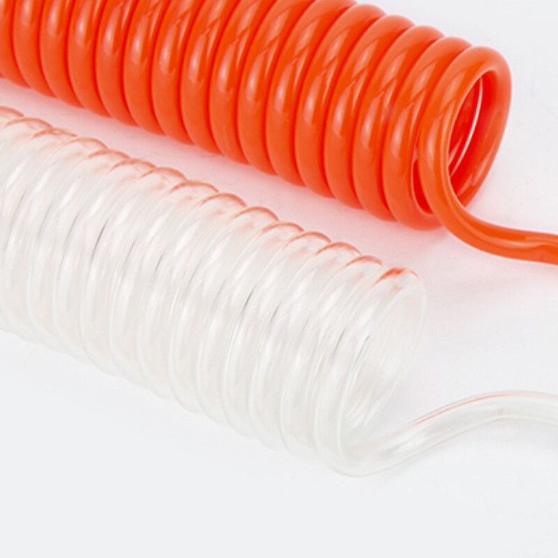 PU opružna cijev 3/6/9m metara Cijev crijeva kompresora zraka Spiralna pneumatska poliuretanska 6*4 mm 8*5 10*6.5 Teleskopski alat