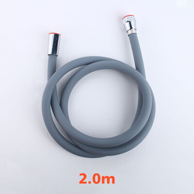 1,5/2M silikonsko fleksibilno crijevo za tuširanje, produžetak protiv namotavanja, visokotlačna cijev, cijev za glavu tuša Dodatna oprema za kupaonsku faucte