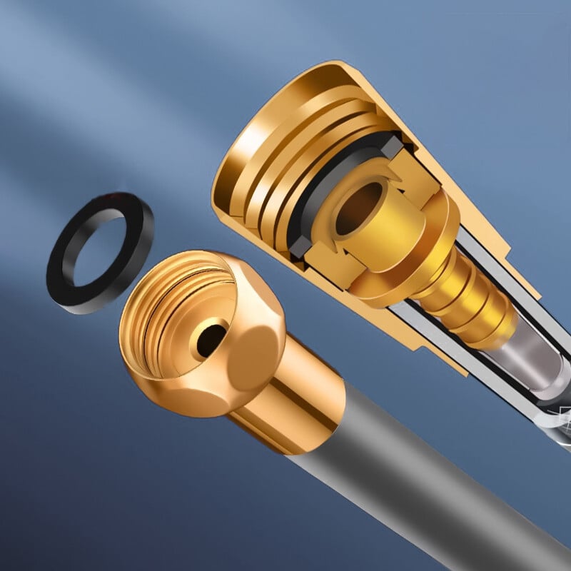 1,5/2M silikonsko fleksibilno crijevo za tuširanje, produžetak protiv namotavanja, visokotlačna cijev, cijev za glavu tuša Dodatna oprema za kupaonsku faucte