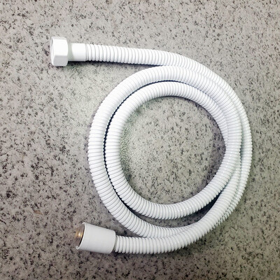 Bijela boja 1,5M fleksibilna cijev za tuš crijevo od nehrđajućeg čelika s dvostrukom bravom s EPDM unutarnjim cijevima., Veleprodaja YT-5111-BA