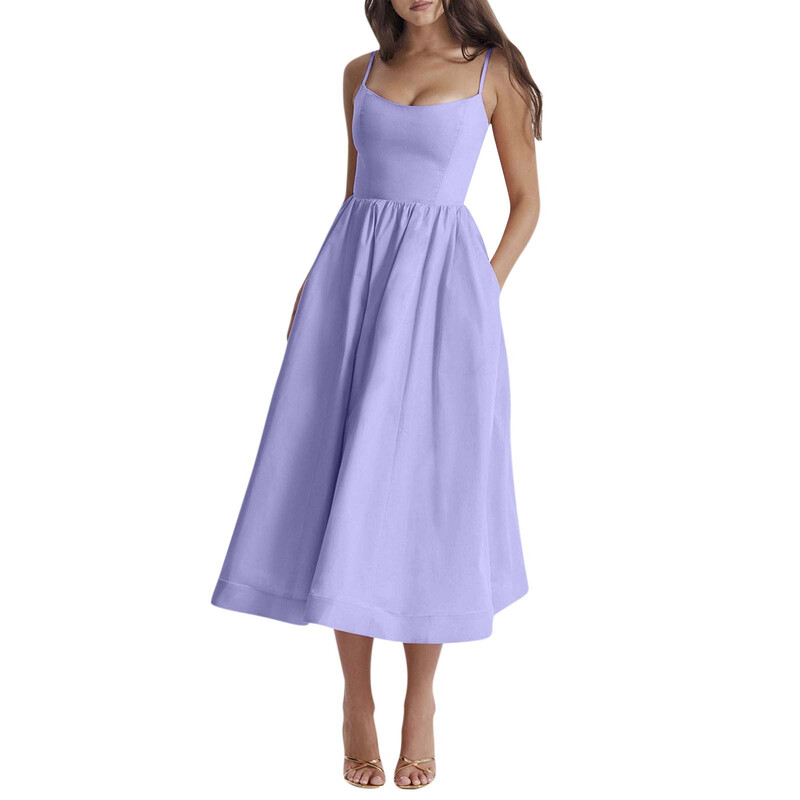 Naiste Camisole kleit Seksikas mähisega rusuv lõhikuga kokteilikleidid naistele õhtuseks peoks Elegantne rihmaga kleit ilma taskuta