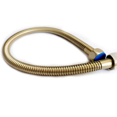 crijeva za tuširanje crijeva od nehrđajućeg čelika brušeno zlatno (mat) crijevo za vodoinstalaterske cijevi crijevo za vodovodne instalacije od nehrđajućeg čelika za 30cm/50cm