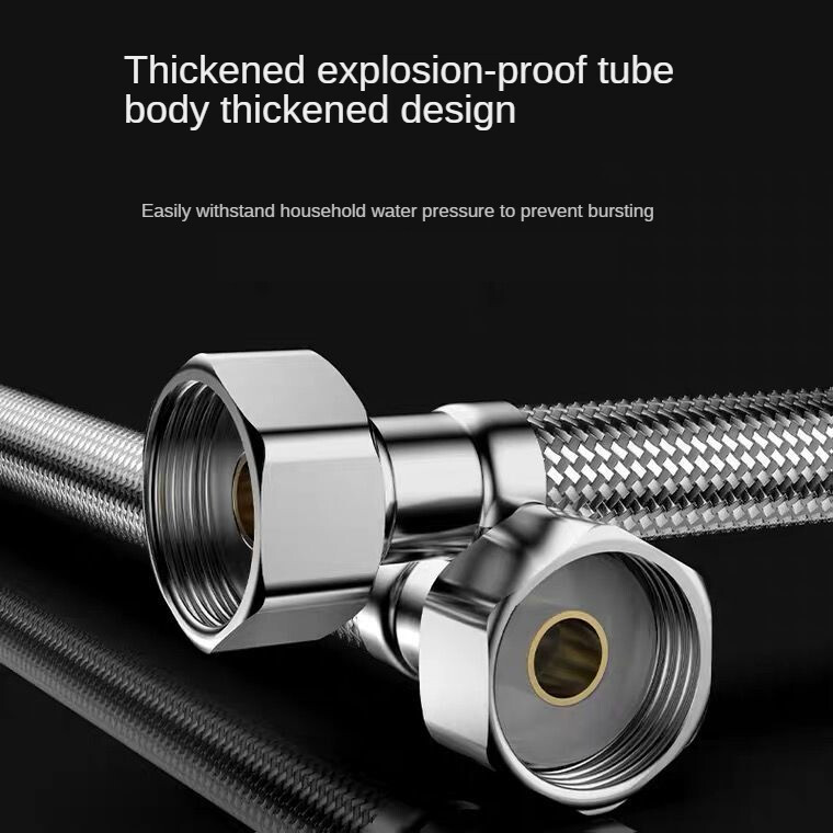 Pleteno crijevo od nehrđajućeg čelika 304 Kućanski grijač vode WC slavina Ulazna cijev za toplu i hladnu vodu Metalna cijev za vodu DN15