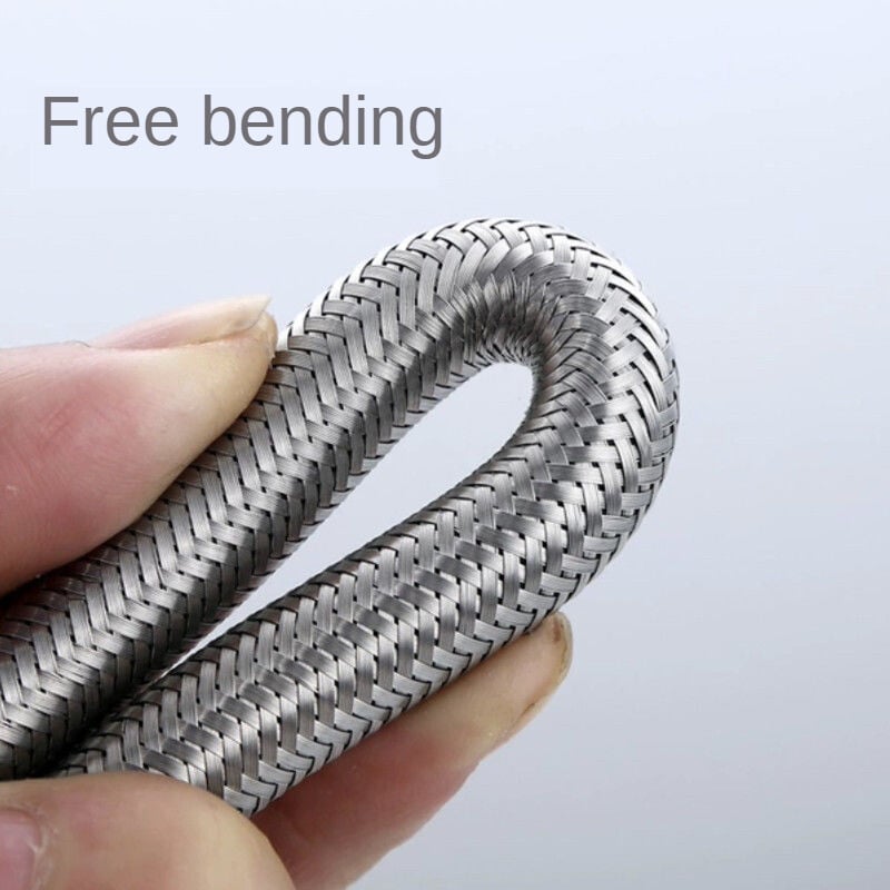 Pleteno crijevo od nehrđajućeg čelika 304 Kućanski grijač vode WC slavina Ulazna cijev za toplu i hladnu vodu Metalna cijev za vodu DN15