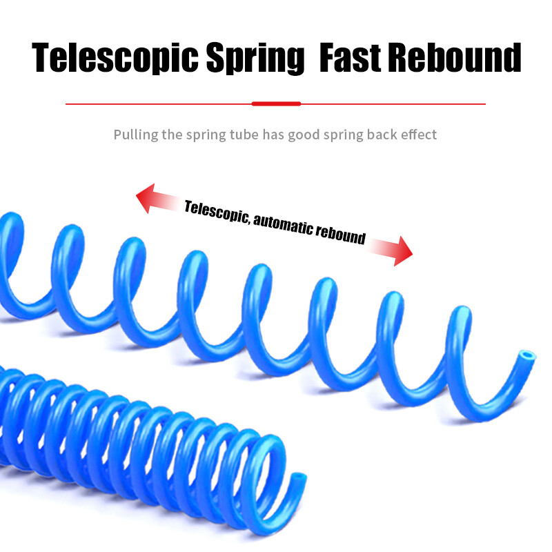 3/6/9/12/15 metara PU cijev crijeva kompresora zraka Spiralna cijev pneumatska poliuretana 6*4 mm 8*5 10*6.5 12*8 mm Teleskopski opružni alat