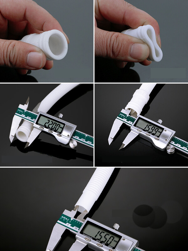 1M-5M 15 mm x 16 mm bijela odvodna cijev za crijeva za klima uređaj ili pranje rublja, dovodna cijev, crijeva